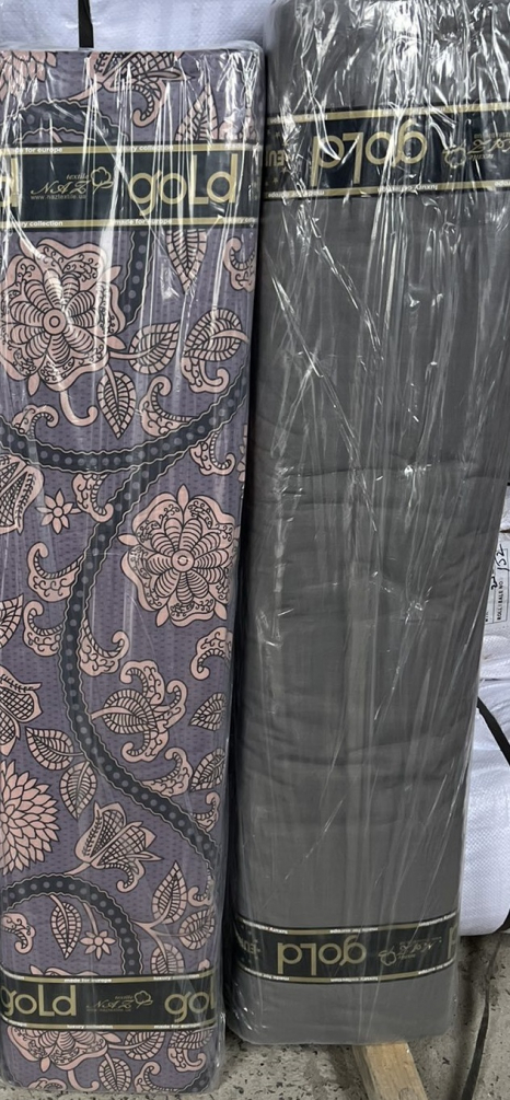 Ткань для постельного белья Бязь "Gold" Lux GL8130 (A+B) - (50м+50м)