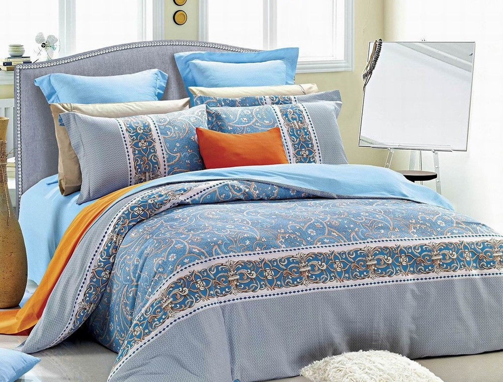 Полуторный набор постельного белья 150*220 из Сатина №13110003 Черешенка™