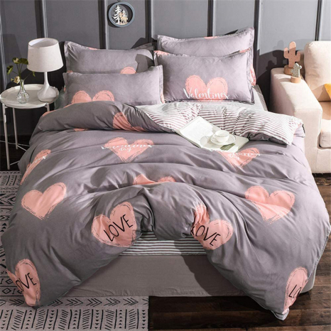 Двоспальний набір постільної білизни 180*220 із Бязі "Gold" №154011 Черешенка™