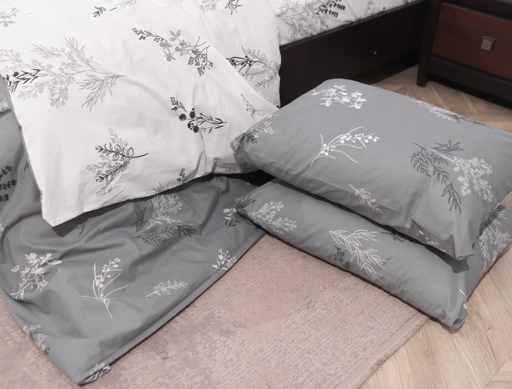 Полуторный набор постельного белья 150*220 из Бязи "Gold" №158425АВ Черешенка™