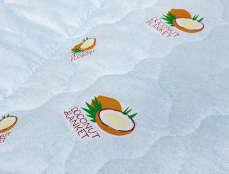 Полуторна літня ковдра мікрофібра/кокосова койра №41019