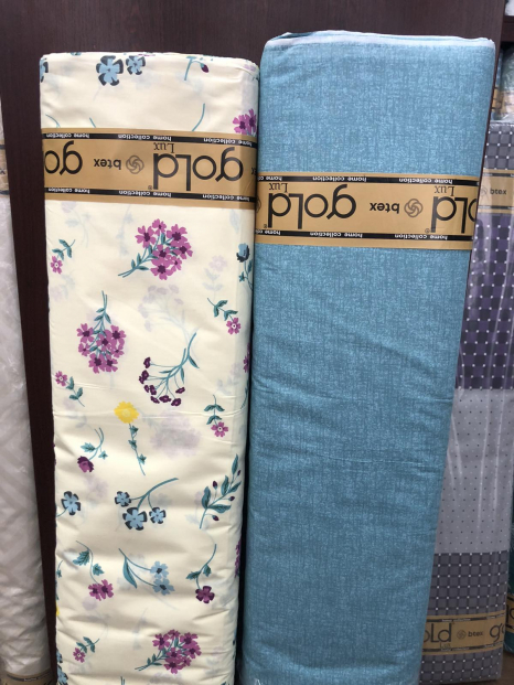 Тканина для постільної білизни Бязь "Gold" Lux GL5086 A+B) - (50м+50м)