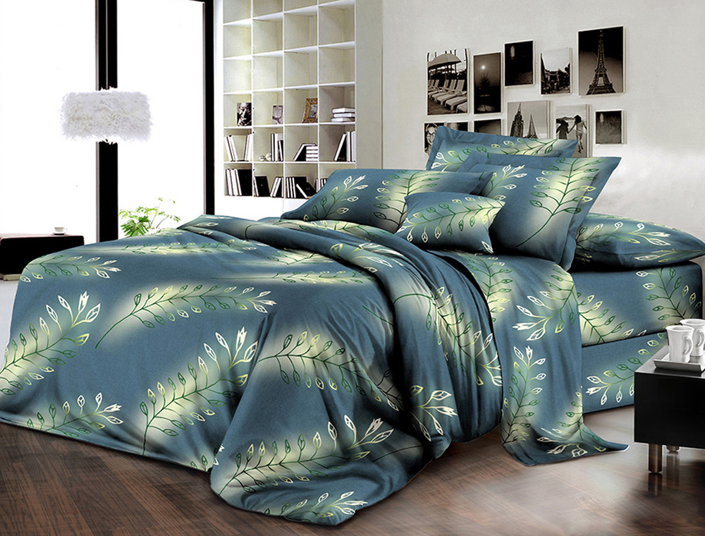 Євро-максі набір постільної білизни 200*220 із Ранфорсу №893208 Черешенка™