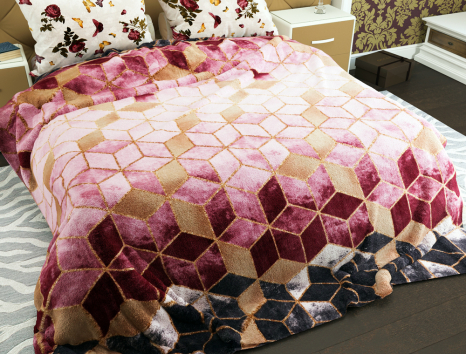 Євро-максі флісовий плед №336181