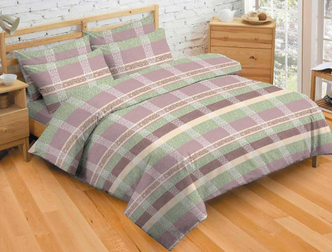 Тканина для постільної білизни Бязь "Gold" "Надзвичайна класика" GLL12982green