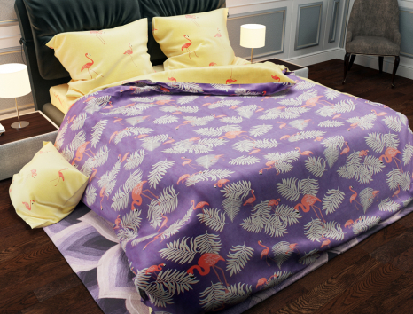 Тканина для постільної білизни Бязь "Gold" Lux GL1230 (A+B) - (50м+50м)