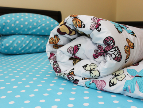 Двоспальний набір постільної білизни 180*220 із Бязі "Gold" №157453AB Черешенка™