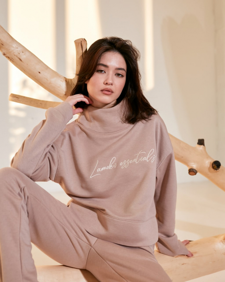 Жіночий костюм із джогерами (Розмір S) какао №231_0021