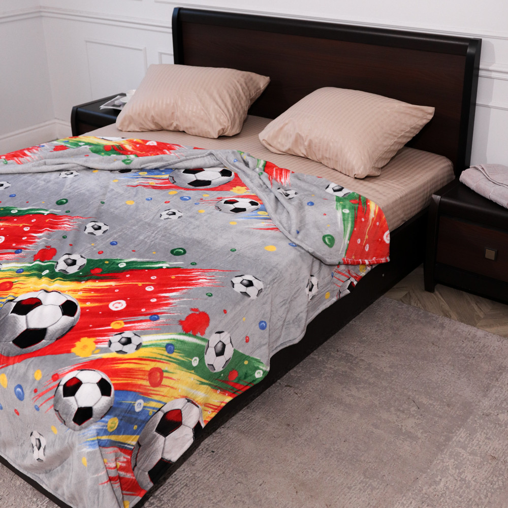 Полуторний флісовий плед №33016