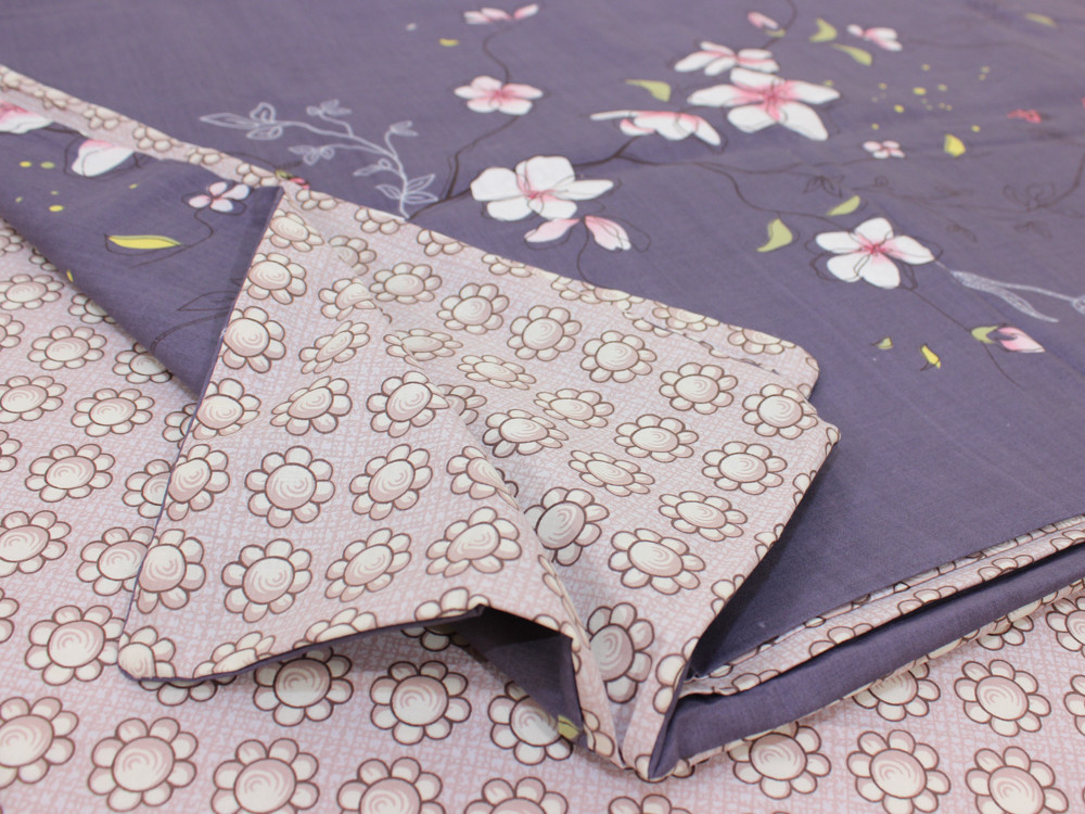 Сімейний набір постільної білизни із Бязі "Gold" №157532AB Черешенка™