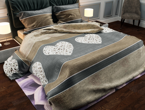 Тканина для постільної білизни Бязь "Gold" Lux GL4118