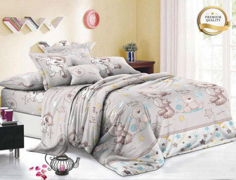 Ткань для постельного белья Бязь "Gold" Lux детская GLB331