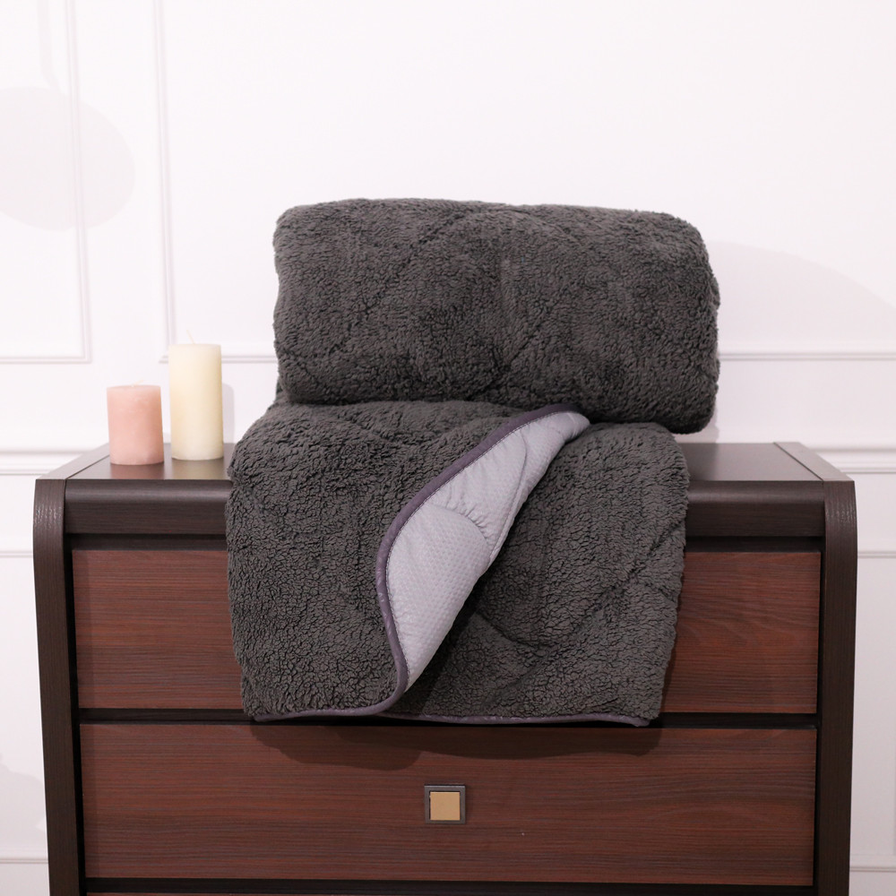 Евро одеяло-плед искусственный мех №45006