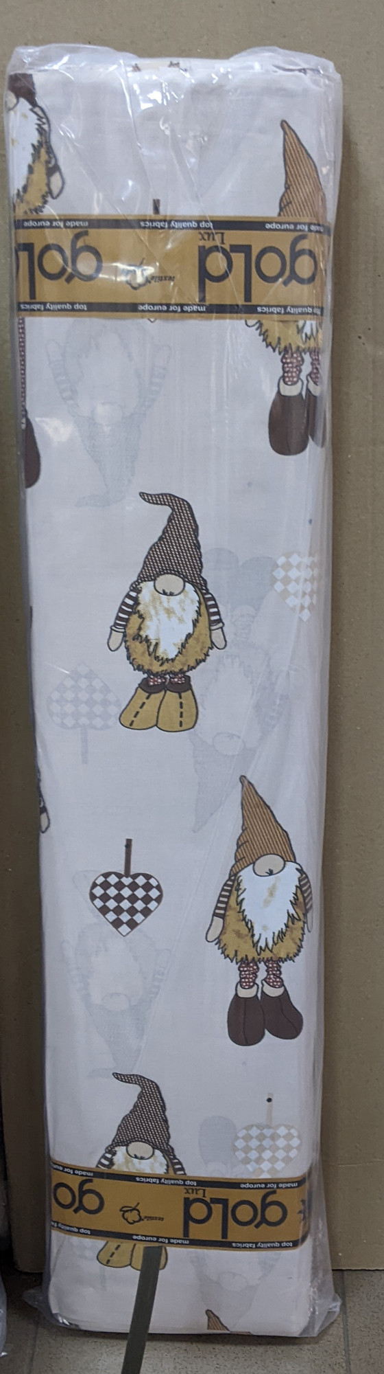 Ткань для постельного белья Бязь "Gold" Lux GL3468beige