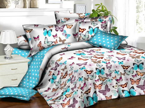 Ткань для постельного белья Сатин S35-4 (A+B) - (60м+60м)