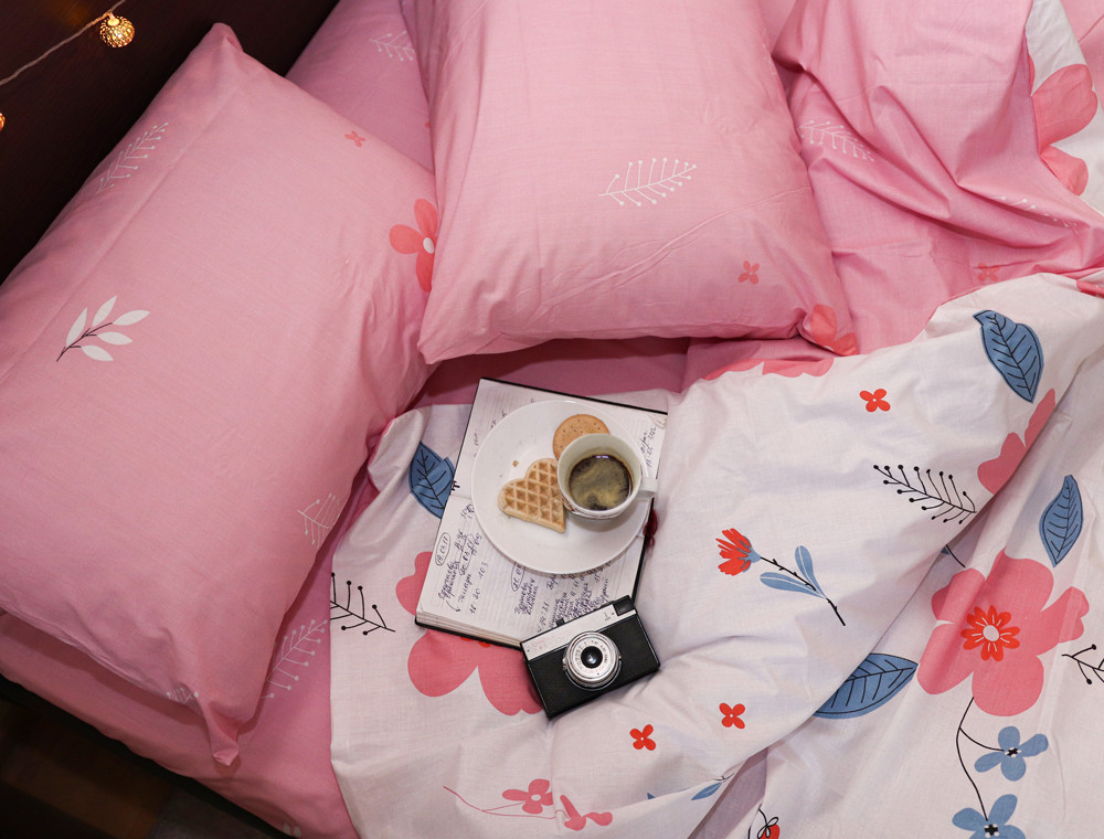 Сімейний набір постільної білизни із Бязі "Gold" №151206AB Черешенка™