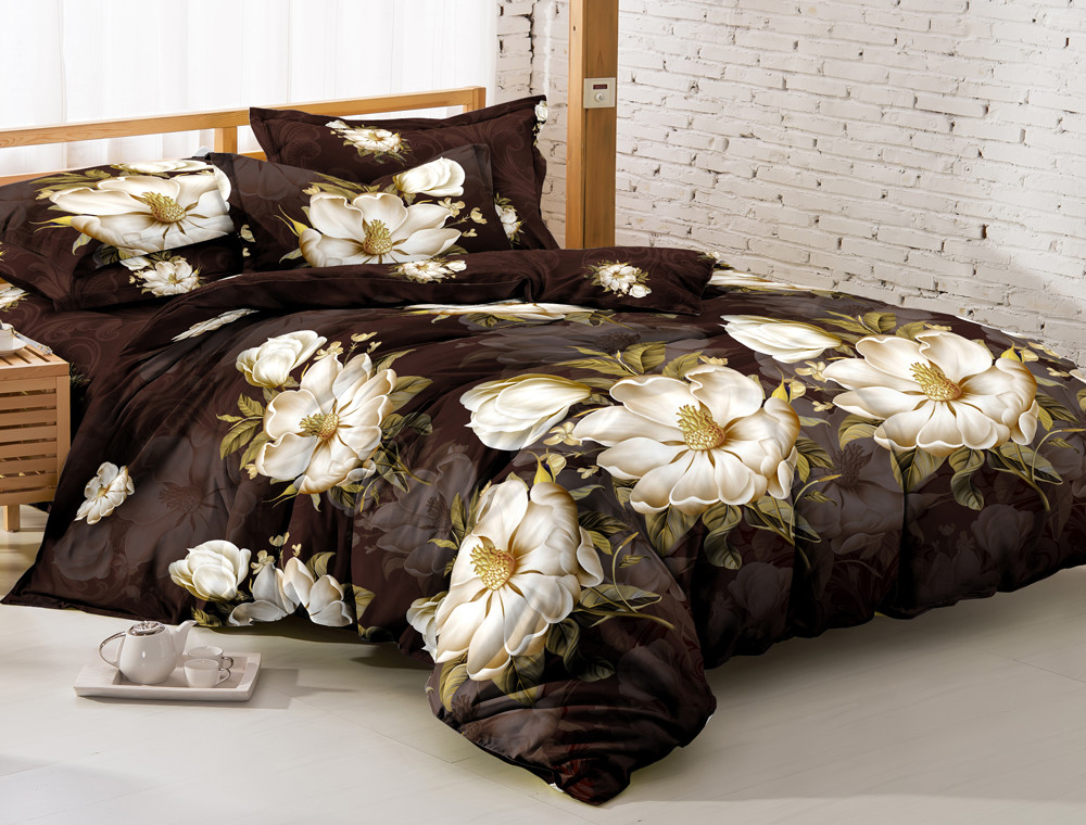 Двоспальний набір постільної білизни 180*220 із Ранфорсу №188112 Черешенка™