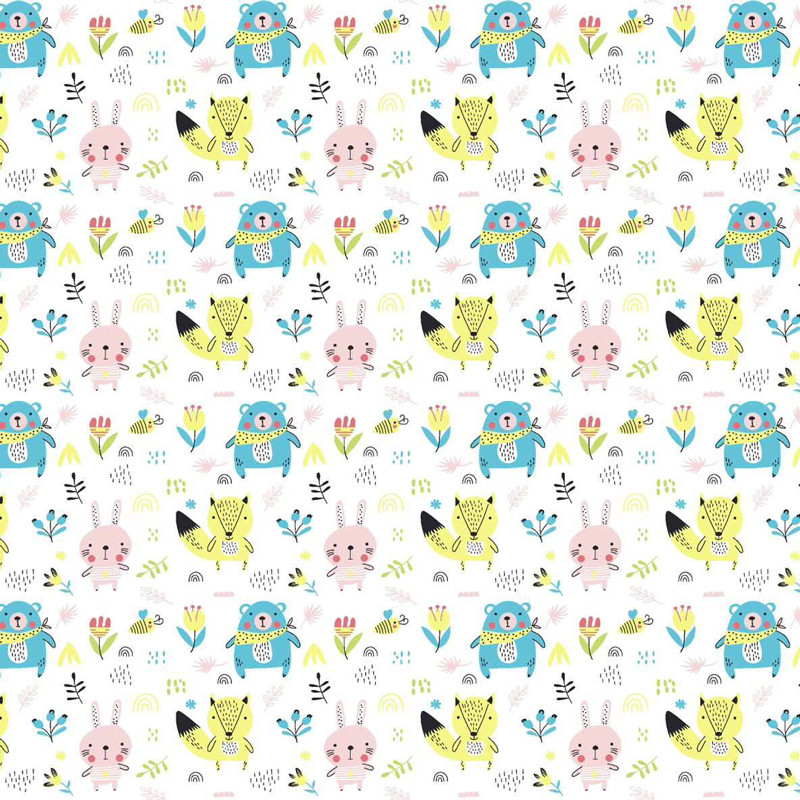 Тканина для постільної білизни Фланель (байка) дитяча FLB1079