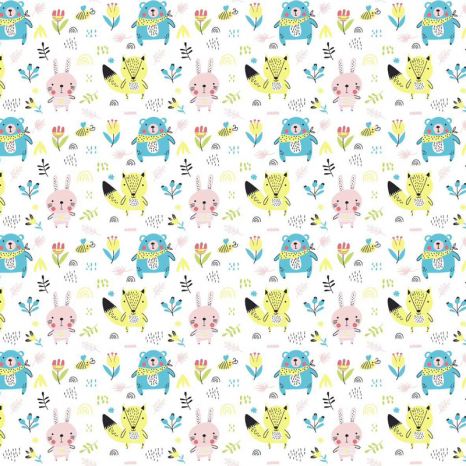 Тканина для постільної білизни Фланель (байка) дитяча FLB1079