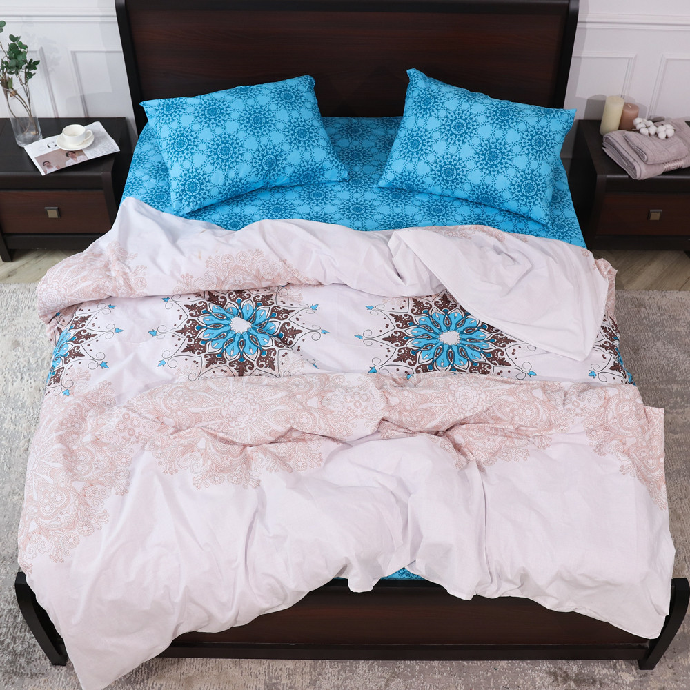 Семейный набор хлопкового постельного белья из Бязи "Gold" №157303AB Черешенка™