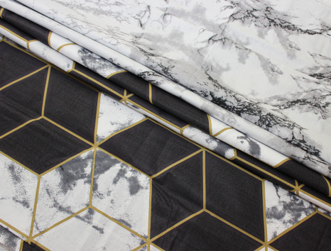 Тканина для постільної білизни Бязь "Gold" Lux GL1340 (A+B) - (50м+50м)