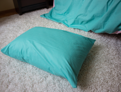 Євро-максі набір однотонної постільної білизни 200*220 із Бязі "Gold" №15753AB Черешенька™