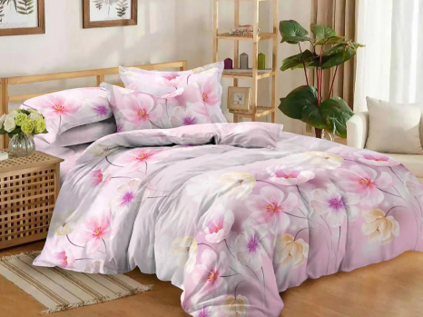 Тканина для постільної білизни Сатин P-75 (A+B) - (60м+60м)