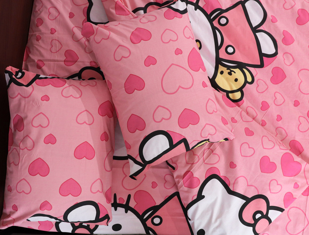 Полуторний набір постільної білизни 150*220 із Бязі "Gold" №168399 Черешенька™