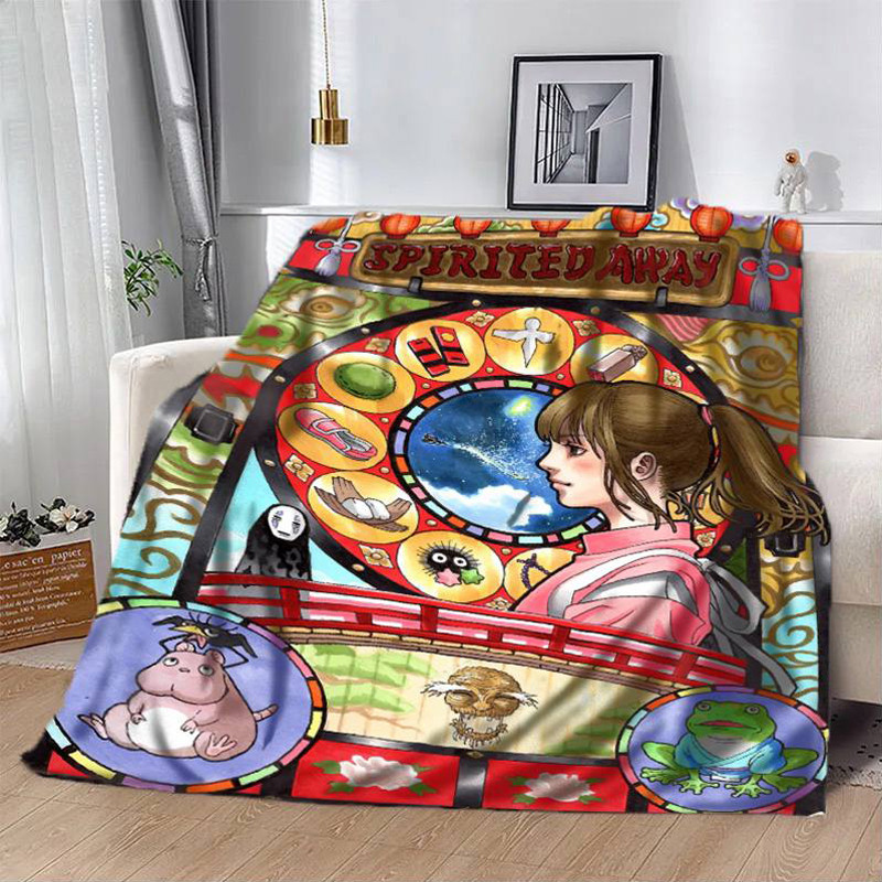 Плед с 3D-принтом 135*160 "Унесённые призраками" №20222337