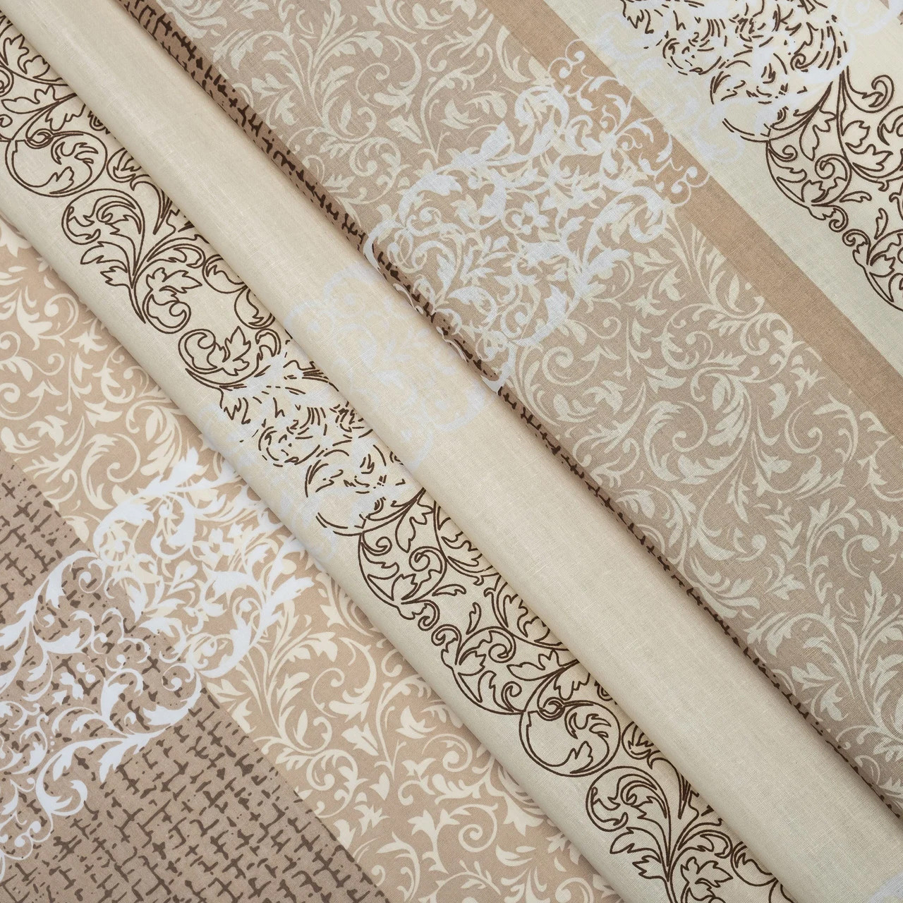 Тканина для постільної білизни Бязь "Gold" "Надзвичайна класика" GLL12982brown