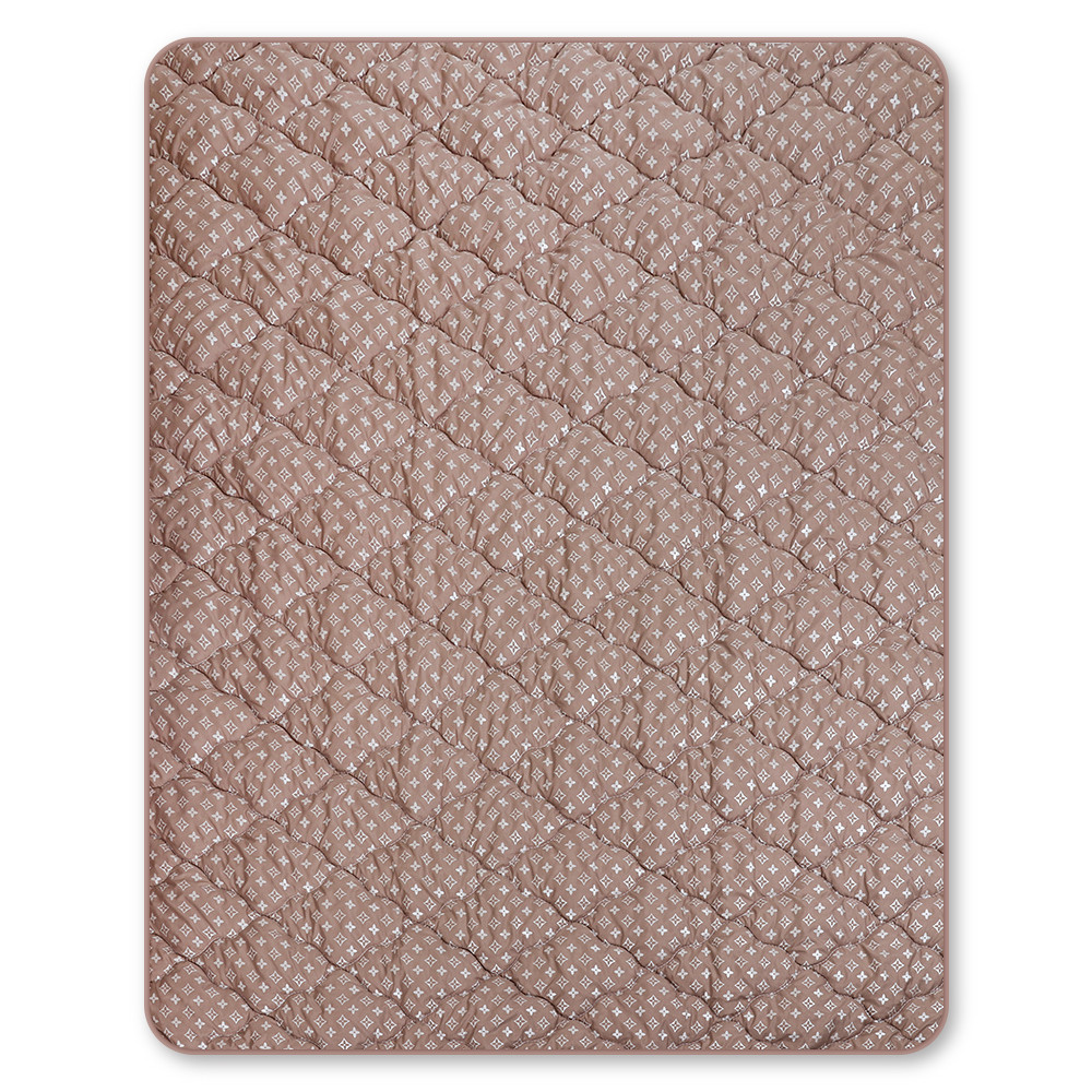 Двоспальна літня ковдра мікрофібра/холофайбер №41076