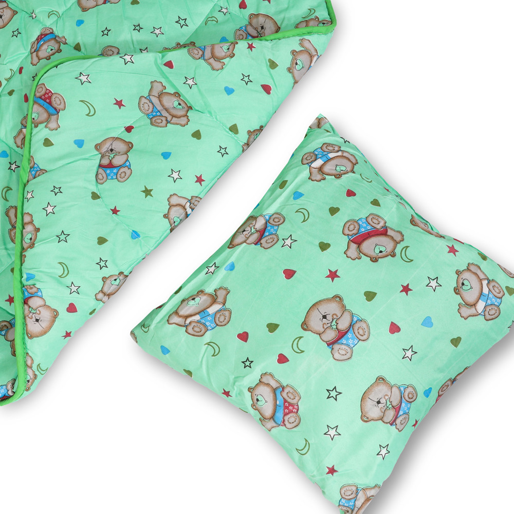 Комплект дитяча ковдра 105x135 + подушка 50x50 №2116