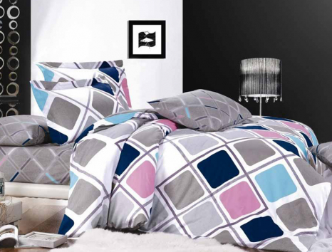 Двуспальный набор постельного белья 180*220 из Бязи "Gold" №153049 Черешенка™