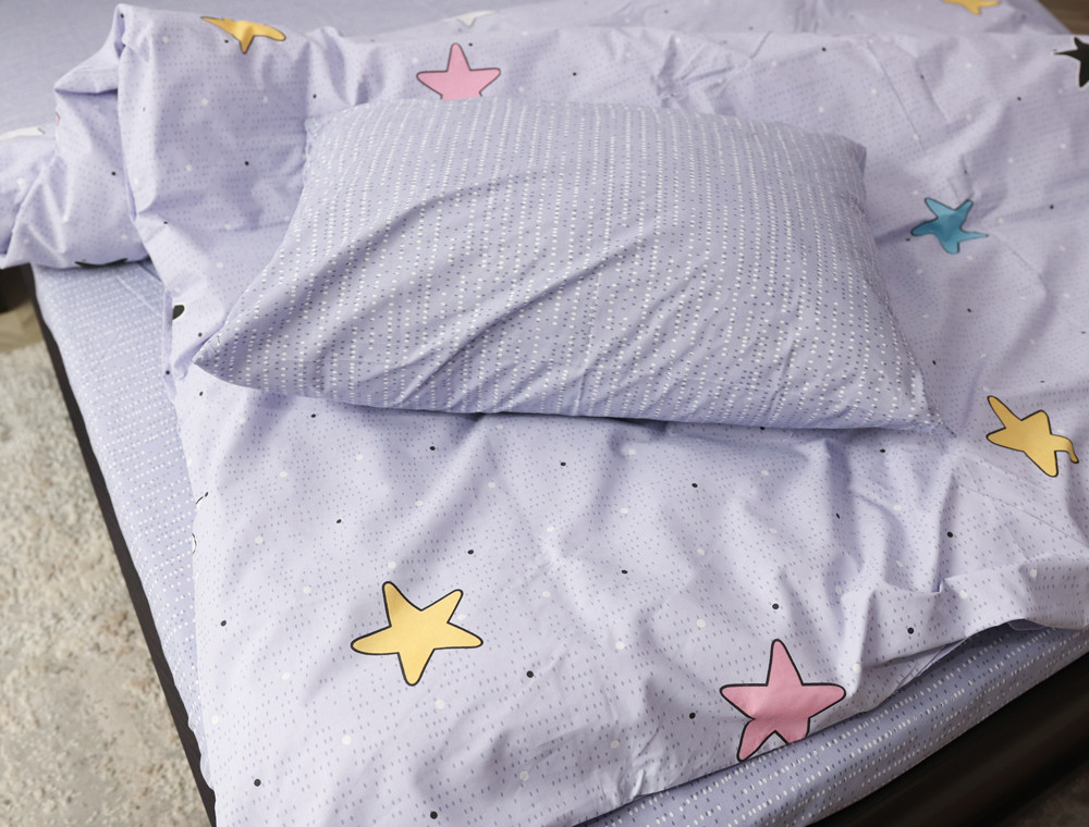 Евро макси набор постельного белья 200*220 из Бязи "Gold" №15282AB Черешенка™