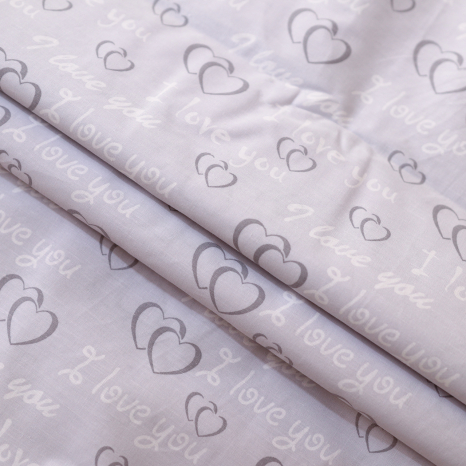 Ткань для постельного белья Бязь "Gold" Lux "Сочный поцелуй" GL1611 (A+B) - (50м+50м)