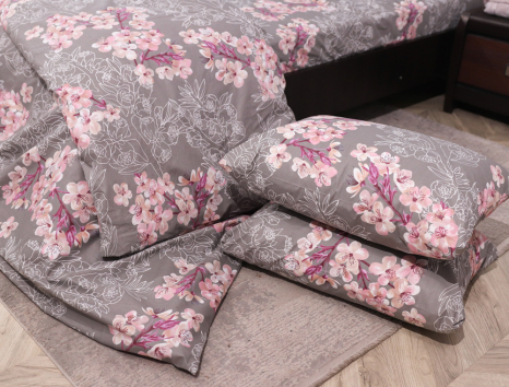 Євро-максі набір постільної білизни 200*220 із Бязі "Gold" №151229 Черешенька™