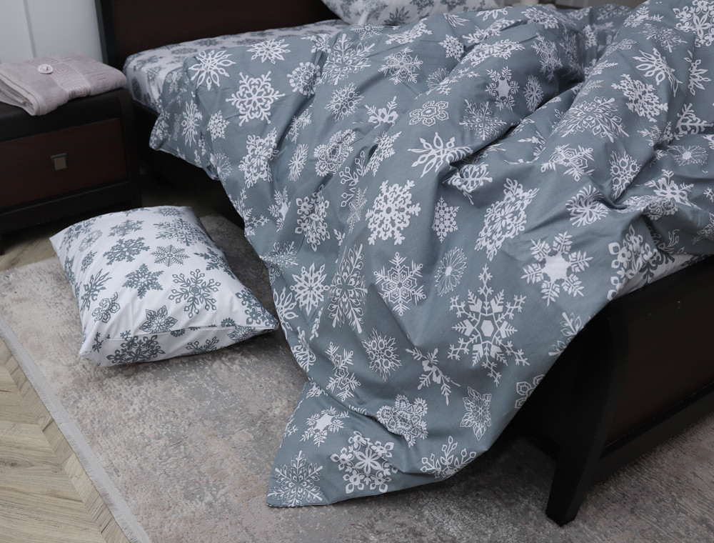 Двуспальный набор постельного белья 180*220 из Бязи "Gold" №15131AB Черешенка™