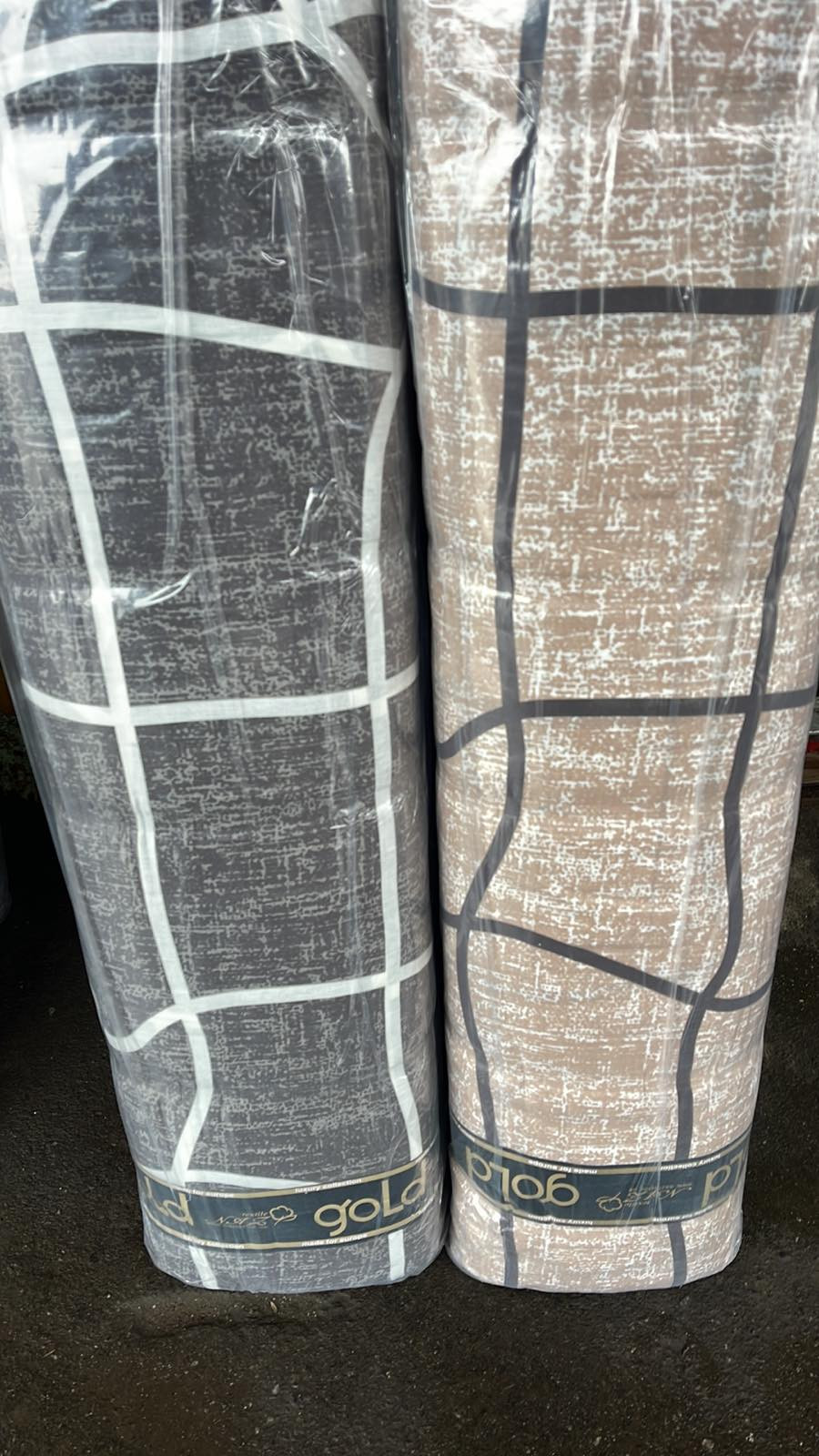 Ткань для постельного белья Бязь "Gold" Lux GL8020 (A+B) - (50м+50м)