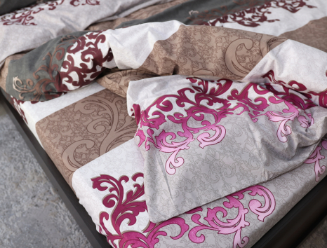 Двоспальний набір постільної білизни 180*220 із Бязі "Gold" №156904 Черешенка™