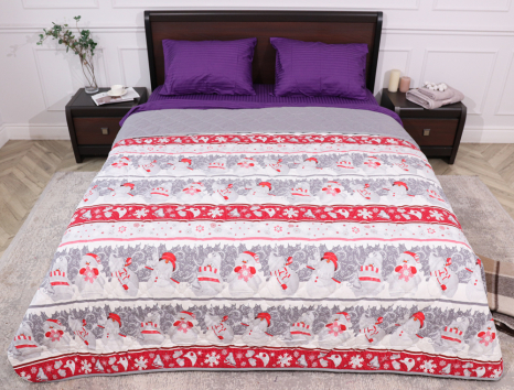 Євро стьобане покривало байка/мікрофібра №55115R