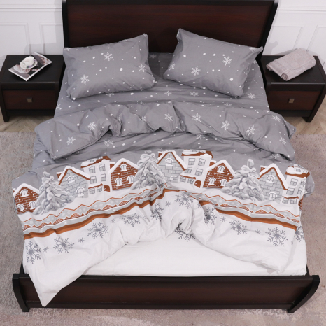 Полуторный набор постельного белья 150*220 из Бязи "Gold" №151131 Черешенка™