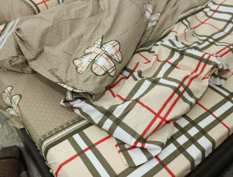 Двуспальный набор постельного белья 180*220 из Бязи "Gold" №154708 Черешенка™