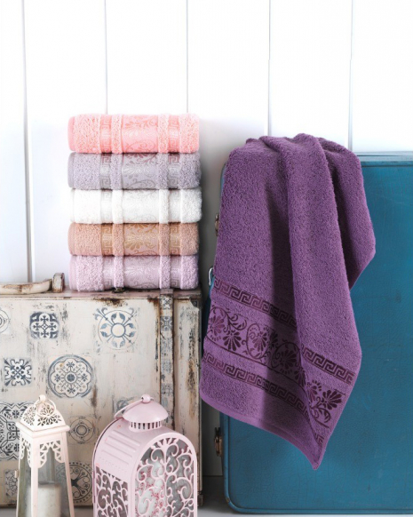 Комплект махрових банних рушників CESTEPE DIANA (140*70)