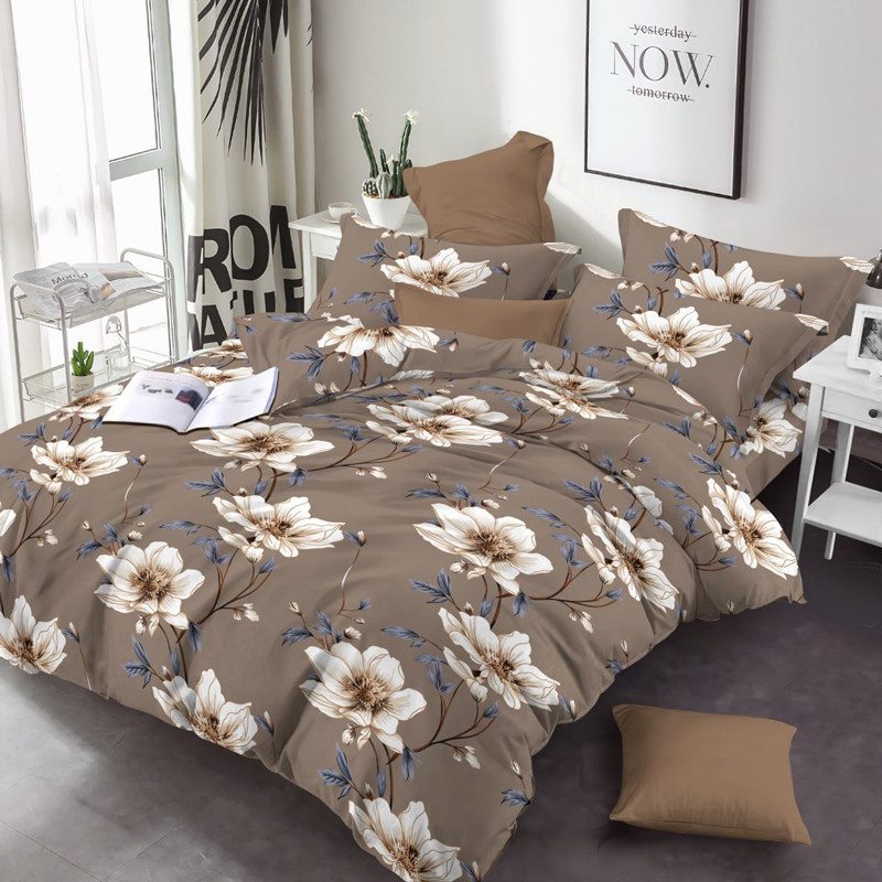 Тканина для постільної білизни Бязь "Gold" Lux GL1620brown