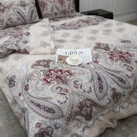 Євро-максі набір постільної білизни 200*220 із Бязі "Gold" №157035 Черешенка™