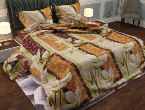 Ткань для постельного белья Бязь "Gold" Lux GL292