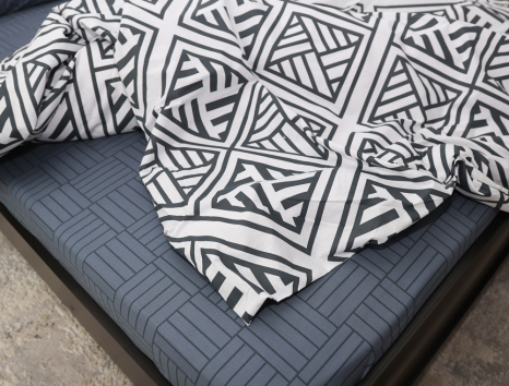 Полуторный набор постельного белья 150*220 из Бязи "Gold" №151301AB Черешенка™