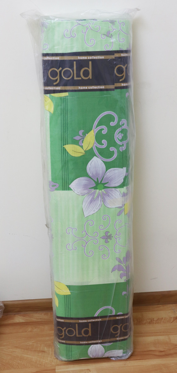 Ткань для постельного белья Бязь "Gold" Lux "Цветочная гавань (зеленый)" GL2882R