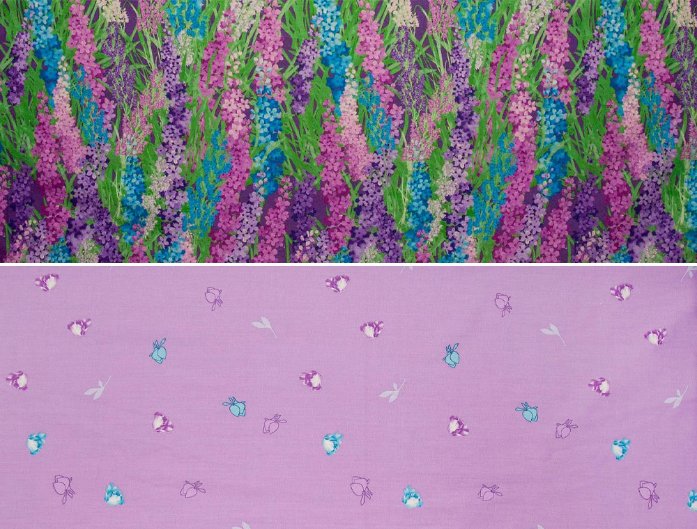 Тканина для постільної білизни Сатин S-172 (A+B) - (60м+60м)