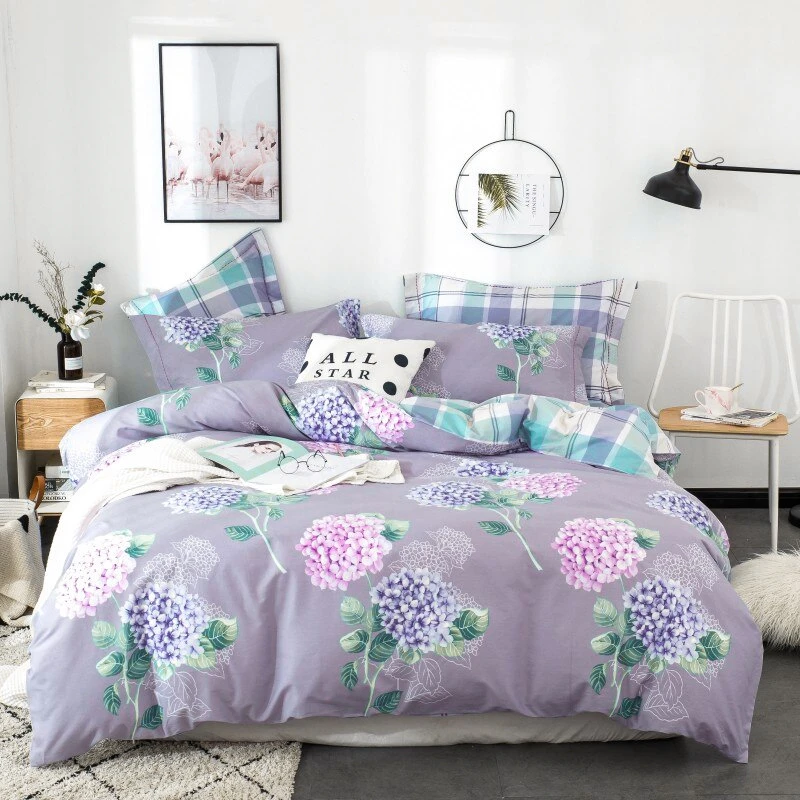 Двоспальний набір постільної білизни 180*220 із Бязі "Gold" №157807AB Черешенка™